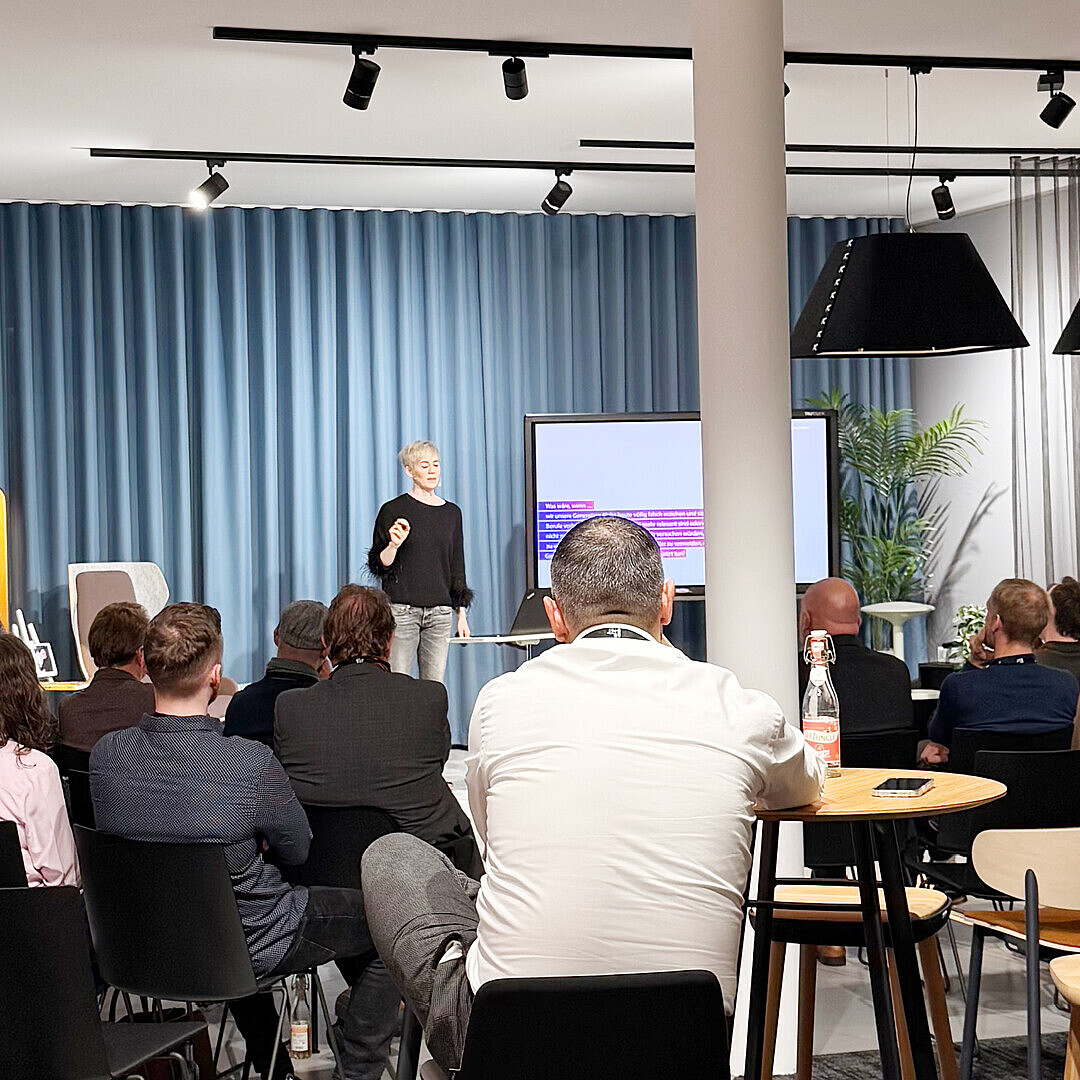 Steffi Burkhardt on stage
