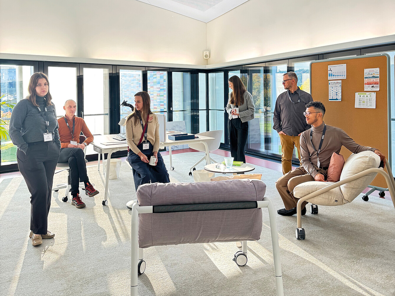 Atelier dans le showroom Sedus à Dogern