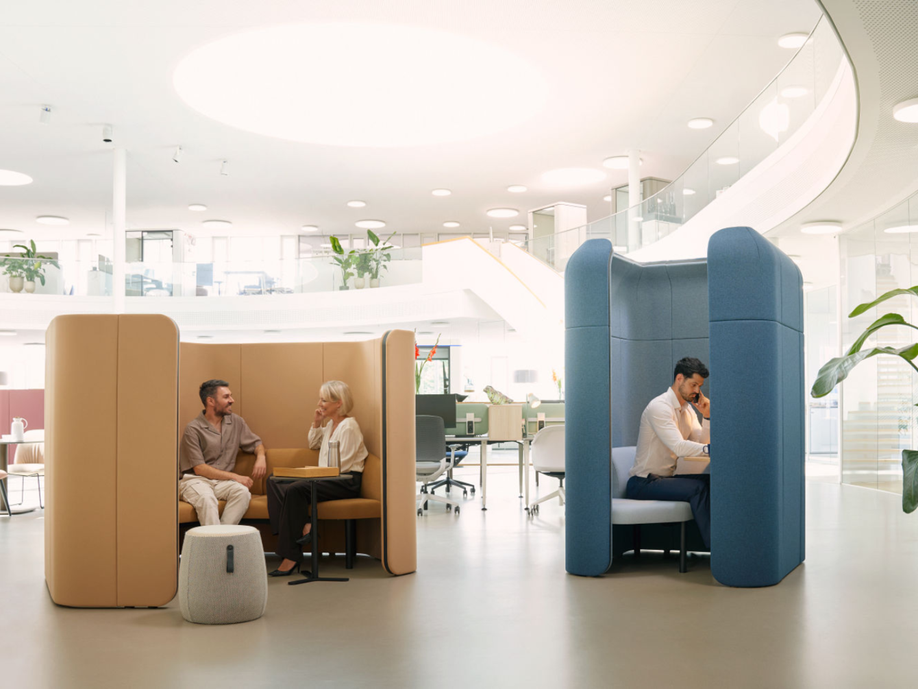 Travail concentré dans Sedus se:hive