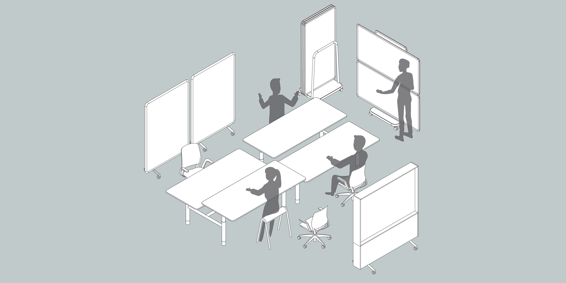 Shared work area