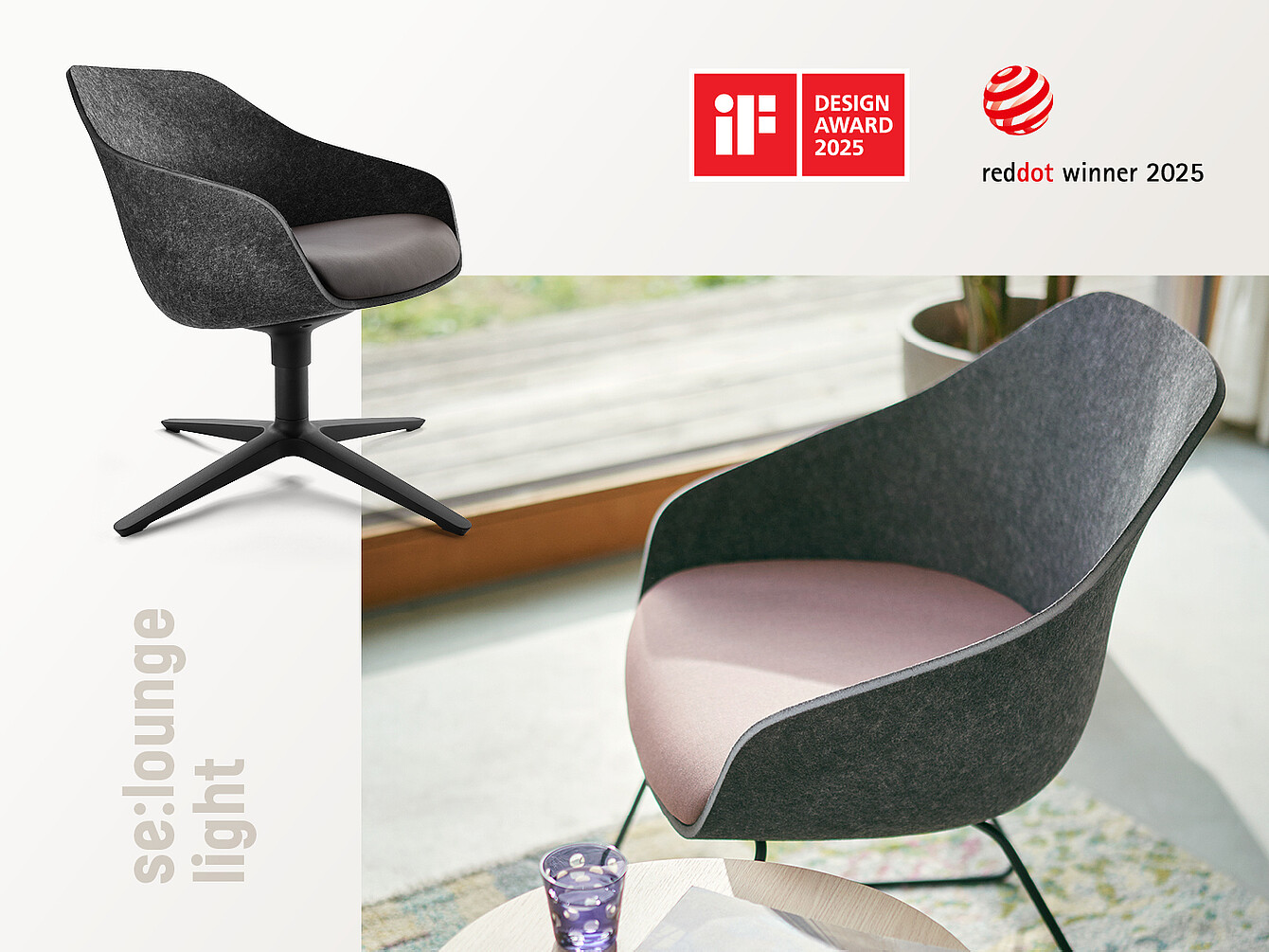 Duurzaam en bekroond voor zijn design: se:lounge light