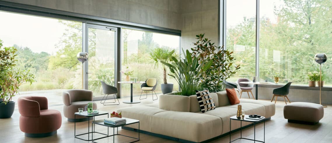 Atmosfera creativa e di benessere: l‘ufficio diventa accogliente