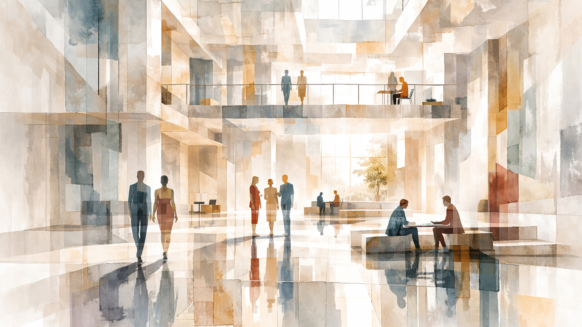 Spaces that Care: Wie sich Arbeitsräume auf die menschliche Natur einstellen